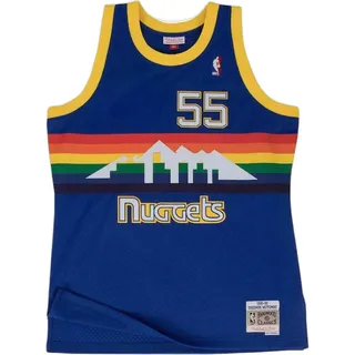 Mitchell & Ness Swingman Jersey Denver Nuggets Road 1991-92 Dikembe Mutombo M - Blau