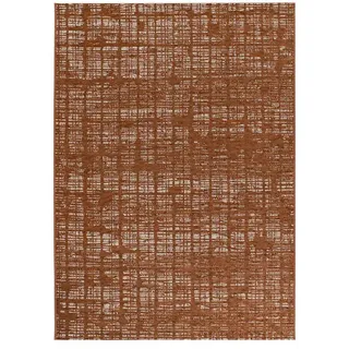 Atticgo In- & Outdoor-Teppich Kupfer Velvet 154/230 cm , Kupferfarben , Textil , Abstrakt , Rechteckig , 154x230 cm , Oeko-Tex® Standard 100 , antistatisch, für Fußbodenheizung geeignet, leicht zusammenrollbar, UV-beständig , Teppiche und Böden, Teppiche, Outdoorteppiche