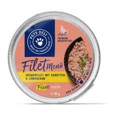 Fancy Filets Topping mit Huhn in Soße für Hunde - 12x70g - 12x70g
