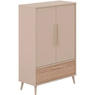 Paidi Kinderkleiderschrank Eefje 94,8 x 139,2 x 41,1 cm Eiche beige lackiert