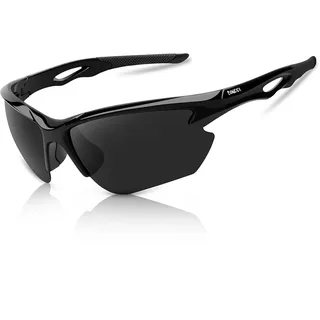 BONDDI Fahrradbrille, Sportbrille für Herren Damen, TR 90 Unbreakable Frame Polarisierte Sportsonnenbrille mit UV400 Schutz, für Radfahren Golf Baseball Laufen Wandern