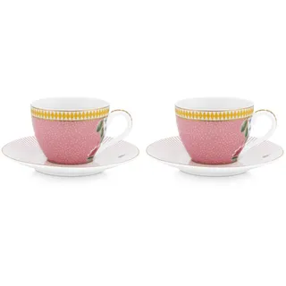 Pip Studio Espressotasse 0,12 l Rosa 2 St.