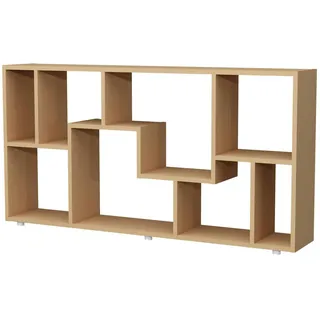 VCM Lanisa L Bücherregal 116 x 20 x 58 cm Weiß