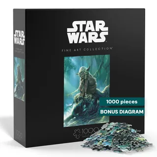 Buffalo Games Star Wars - Fine Art Collection - Yoda - 1000 Teile Puzzle