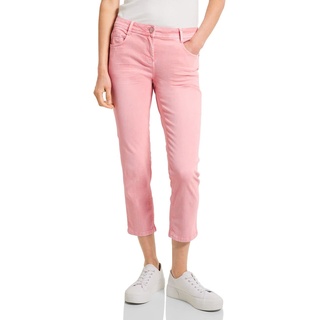 Cecil Damen B376481 7/8 Jeanshose, Soft neon pink, 26