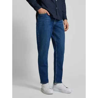 Tommy Hilfiger Straight Fit Jeans im 5-Pocket-Design Modell Core Harlem Dunkelblau, 34/32