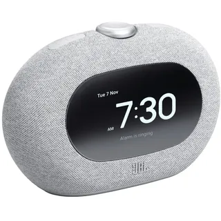 JBL Uhrenradio »Horizon 3 Bluetooth-Radiowecker mit DAB/DAB+/UKW« (Bluetooth Digitalradio (DAB+)   FM-Tuner 5 W) USB-C-Ladeanschluss zum Laden von Smartphones oder anderen USB-Geräten, grau
