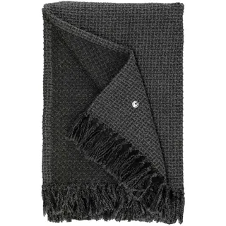 Sportalm Kitzbühel Wohndecke Texture , Anthrazit , Textil , 140x200 cm , Oeko-Tex® Standard 100 , Heimtextilien, Bettwäsche & Leintücher, Tagesdecken