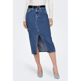 Only Bleistiftrock Damen Blau 38