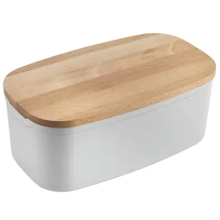 Metaltex Brotkasten Bready, Swiss-made, mit Schneidebrett Deckel