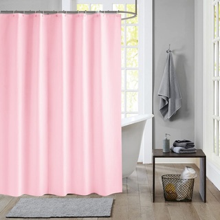 meioro Solide Farbe Duschvorhänge,Wasserdicht PEVA Duschvorhang mit Duschvorhangringen,wasserdichte und Schimmelresistent Badvorhang Shower Curtains Badezimmer Badewannen(Breite 180cm x Höhe 180cm)