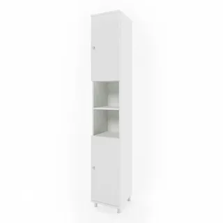 Vicco Fynn Hochschrank 30 x 190 cm Weiß Holz