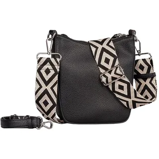 Gabor bags Linda Damen Umhängetasche Crossbody Bag Klein Schwarz