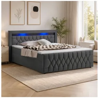 Juskys Leona 140 x 200 cm H4 Grau
