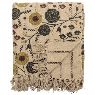 Bloomingville Eydis Kuscheldecke 130 x 160 cm Beige/Braun