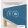 Spannbettlaken Jersey 90 x 200 - 140 x 200 - 180 x 200 cm blau