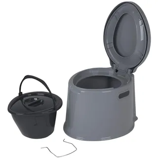 Bo-Camp Campingtoilette Kompost Eimer Toilette Reise Camping WC Mobil BAU Klo