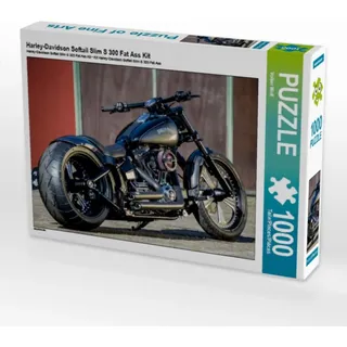 Calvendo Harley-Davidson Softail Slim S 300 Fat Ass Kit 1000 Teile Puzzle
