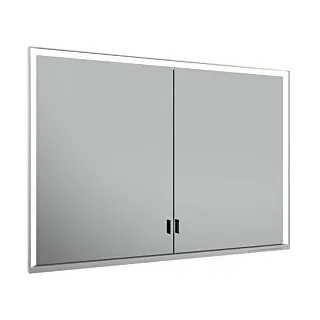 Royal Lumos Spiegelschrank für Wandeinbau, 2 lange Türen, 1050 x 735 x 165mm, DALI steuerbar