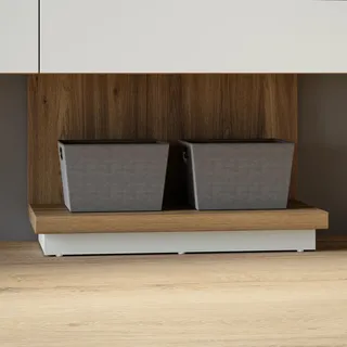 Forte Wandregal 60 x 29,6 x 40 cm Secret Grey/Valencia Eiche