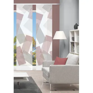 Vision S Schiebevorhang ¦ rot ¦ Synthetik ¦ Maße (cm): B: 60 H: 260