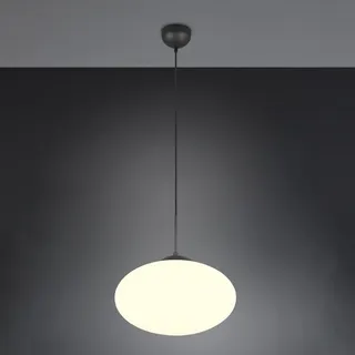 Trio Fomento 1-flg. 150 cm oval schwarz Glas