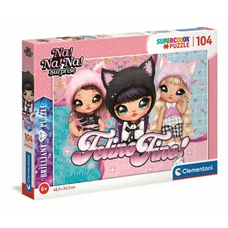 CLEMENTONI Brillantes Rätsel On! Nein! Nein! Überraschung Tolle Katzen! 104 Stück