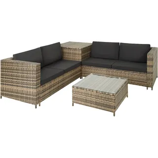 Tectake Siena Loungeset grau