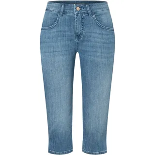 MAC Caprijeans "CAPRI summer clean" mit Stretch, summer blau authentic used