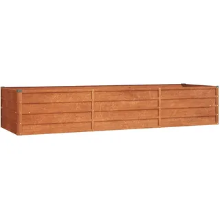vidaXL Hochbeet 240 x 80 x 45 cm Braun