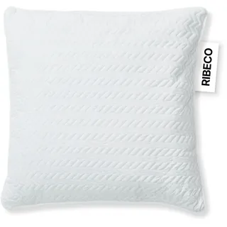 RIBECO Luca Kissen 80 x 80 cm Weiß