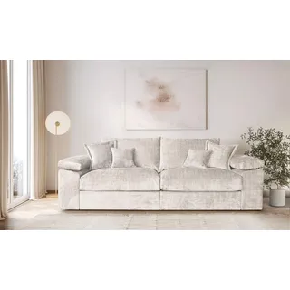 Home Affaire »Soft&Cosy XL, B: 246 cm - OTTO. Verlässliche Qualität.« Mega-Sofa, Cord oder Chenille-Struktur, mit Federkern & 4 Zierkissen,