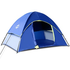 GLADTOP Campingzelt Leichtes Zelt für 1-2 Personen, Familie Kuppelzelte Winddicht mit Tragetasche, Einfach Aufzubauendes Outdoor-Zelt, Wurfzelt für Camping, Garten, Wanderausflug