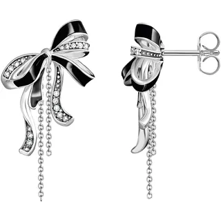 Thomas Sabo Ohrhänger Lovely Romance Silber schwarz-weiß 69111