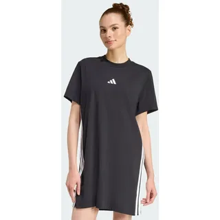 adidas Shirtkleid Schwarz/Weiß L