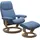 Stressless Relaxsessel Baumwolle 72 94 70 cm Blau Hocker