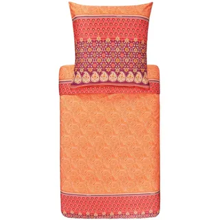 Bassetti Bettwäsche, Baumwolle, ORANGE, 200x200, 3