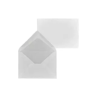 GOHRSMÜHLE Briefumschläge DIN C6 ohne Fenster weiß nassklebend 25 St.