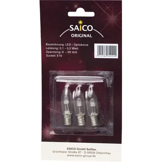SAICO GmbH Seiffen LED-Ersatzlampe, E 10, 34 V, 0,2 W
