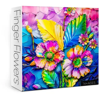 Bunte Blumen-Puzzles für Erwachsene, 1000 Teile, schöne Kunst-Pflanzenmalerei, Puzzles, schwierige Wildblumenseiten-Puzzles