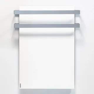 Vasner Infrarotheizung-Handtuchhalter Citara 2er Set Silber