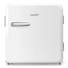 Bild Comfee RCD50WH1RT(E) Mini-Kühlschrank/Retro Kühlschrank / 47L Kühlbox / 50 cm Höhe / 100 kWh/Jahr/Einstellbare Temperaturregelung/Verstellbare Standfüße/Weiß