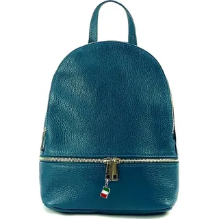 FLORENCE Cityrucksack Leder Türkis