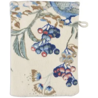 Pip Studio Secret Garden Waschhandschuh whiteblue 16x22cm (1 Stück)