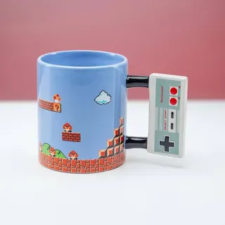 NES Controller 3D Becher Nintendo Tasse - Blau