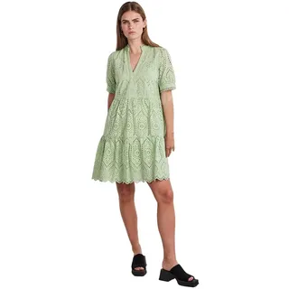 Y.A.S Damen YASHOLI SS Dress S. NOOS Kleid, Quiet Green, XXL