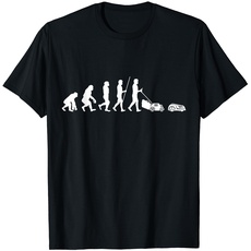 Mähroboter Garten Evolutions Rasenroboter Männer Kleingarten T-Shirt