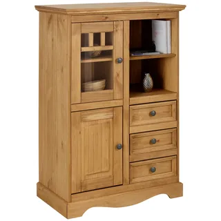 OTTO home Highboard Melissa 80 x 45 x 120 cm Beige