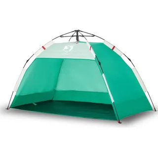 vidaXL Strandzelt 2 Personen Seegrün Quick Release Wasserdicht - Grün