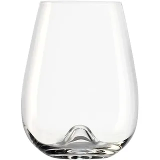 Stölzle Lausitz Vulcano Weinbecher 475 ml I Weißweingläser 6er Set I hochwertige Weingläser ohne Stiel spülmaschinenfest I Weißweinbecher Set stoßfest I schöne Gläser wie mundgeblasen